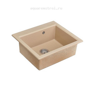 Кухонная мойка Aquaton Линеа 1A733032LW260 58,4х51,7 см цвет латте