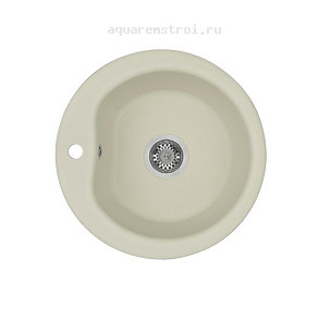Кухонная мойка Aquaton Мида 1A712732MD240 51х51 см цвет жемчуг