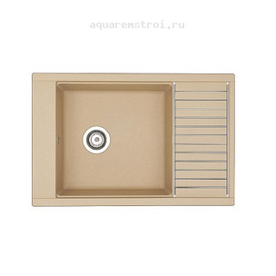 Кухонная мойка Aquaton Делия 1A715132DE260 78,7х51,6 см цвет латте
