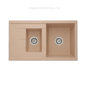 Кухонная мойка Aquaton Делия 87 1A716232DE260 цвет Латте