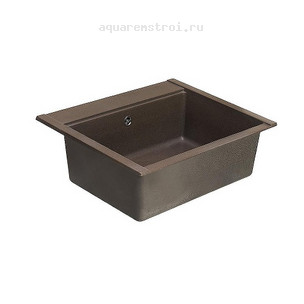 Кухонная мойка Aquaton Делия 60 1A715232LD280 цвет Кофе