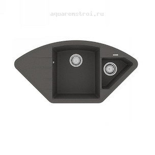 Кухонная мойка Lemark Irkana 98*50 см 9910047 цвет Серый шелк