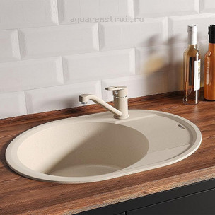 Кухонная мойка Lemark Lacha 620 9910050 цвет Бежевый