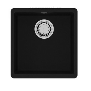 Кухонная мойка Lemark Sinara 400-U 9910061 40х42 см цвет антрацит