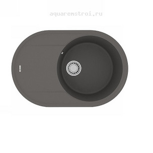 Кухонная мойка Lemark Lacha 9910059 76х50 цвет серый шелк