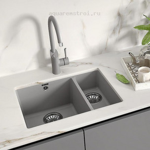 Кухонная мойка Lemark Sinara 550.2-U 55*42 см 9910082 жасмин