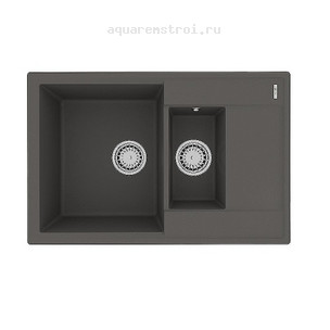 Кухонная мойка Lemark Ramza 76*50 см 9910041 цвет серый шелк