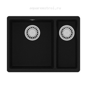 Кухонная мойка Lemark Sinara 550.2-U 55*42 см 9910079 цвет антрацит