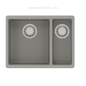 Кухонная мойка Lemark Sinara 550.2-U 55*42 см 9910081 цвет грей