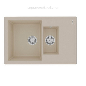 Кухонная мойка Lemark Ramza 76*50 см 9910038 цвет бежевый