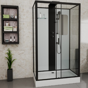 Душевая кабина без крыши Grossman Elegans GR252Q 120х80 см