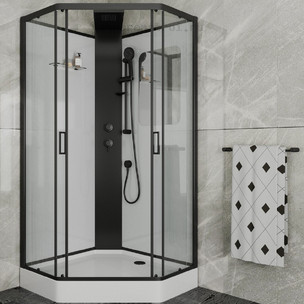 Душевая кабина без крыши Grossman Elegans GR250D 100х100 см