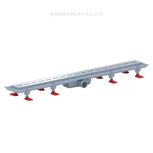 Душевой лоток АНИ Пласт DN40 с перфорированной решеткой Киль TLQ1585G 85 см