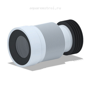 Гофрированный удлинитель для унитаза Ани Пласт K828
