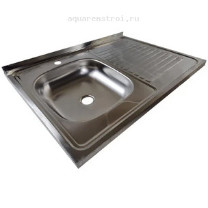 Кухонная мойка UKINOX ECO 800.600 L 80х6 см цвет хром