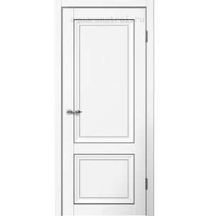 Межкомнатная дверь Flydoors Mone M01 ПГ Эмалит белый