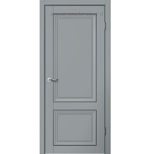 Межкомнатная дверь Flydoors Mone M01 ПГ Эмалит серый