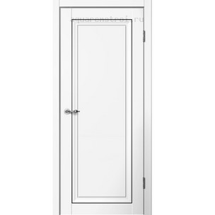 Межкомнатная дверь Flydoors Mone M02 ПГ Эмалит белый