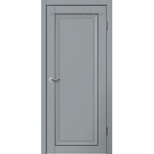 Межкомнатная дверь Flydoors Mone M02 ПГ Эмалит серый