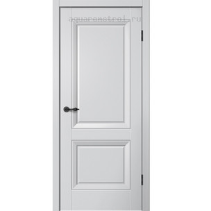 Межкомнатная дверь Flydoors Mone M82 ПГ Эмалит серебристый