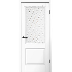 Межкомнатная дверь Flydoors Mone M93 ПО Эмалит белый
