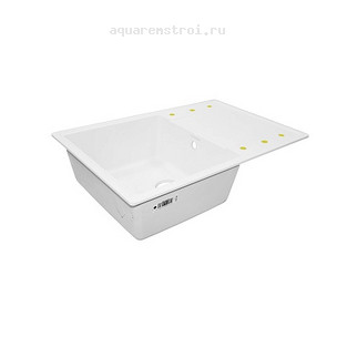 Кухонная мойка Azario Izmir CS00097681 74х48 см цвет белый