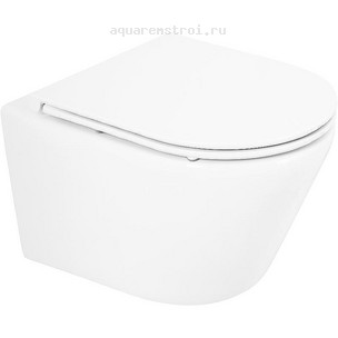 Унитаз подвесной с сиденьем микролифт BelBagno Tre BB8001CHR/SC цвет белый