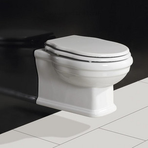 Унитаз подвесной с сиденьем микролифт BelBagno Boheme BB115CH/BB115SC цвет белый
