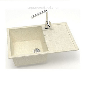 Кухонная мойка Azario Вижн CS00078338 75x50,5 см цвет бежевый