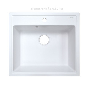 Кухонная мойка Azario Литос CS00078321 57x50,5 см цвет белый