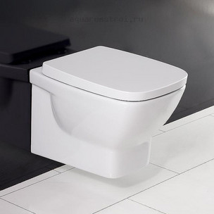 Унитаз подвесной с сиденьем микролифт BelBagno Lago BB128CH/BB128SC цвет белый