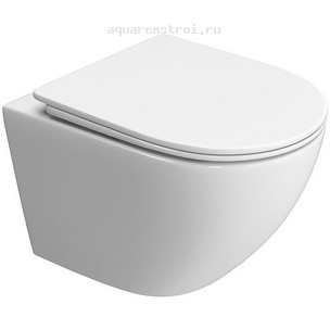 Унитаз подвесной с сиденьем микролифт BelBagno Uno-Tor BB5177CH-TOR/SC цвет белый