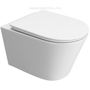 Унитаз подвесной с сиденьем микролифт BelBagno Tre-Tor BB5180CH-TOR/SC цвет белый