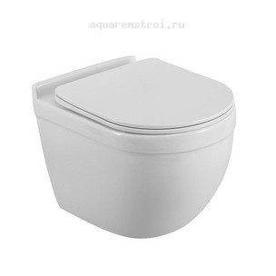 Унитаз подвесной с сиденьем микролифт BelBagno Senso-R BB017CH-TOR/SC цвет белый