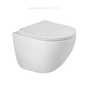 Унитаз подвесной с сиденьем микролифт BelBagno Amanda BB051CH-TOR-FC/SC цвет белый