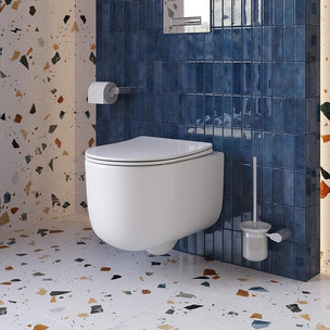 Унитаз подвесной с сиденьем микролифт BelBagno Soft BB084CH-TOR/SC цвет белый