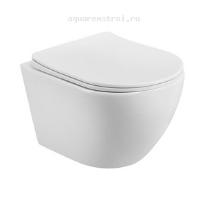 Унитаз подвесной с сиденьем микролифт BelBagno Marino BB7026CH-TOR/SC цвет белый