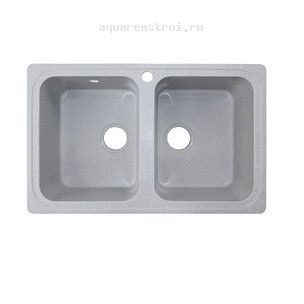 Кухонная мойка Azario Альба CS00105219 78x49 см цвет серый