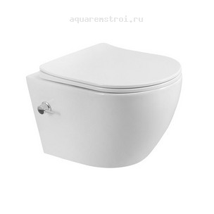 Унитаз подвесной с сиденьем микролифт BelBagno Marino BB7026CH-TOR-BS/SC цвет белый