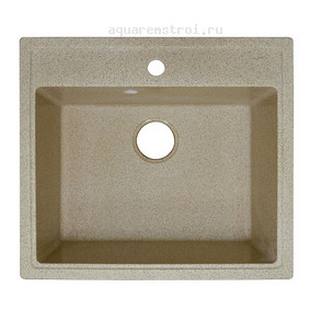 Кухонная мойка Azario Литос CS00078326 57x50,5 см цвет песочный
