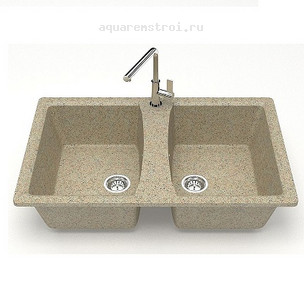 Кухонная мойка Azario Элмас CS00078334 78x50 см цвет песочный