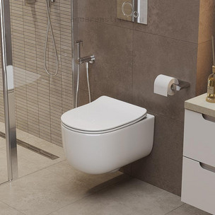 Унитаз подвесной без сиденья BelBagno Soft-Tor BB084CH-TOR цвет белый