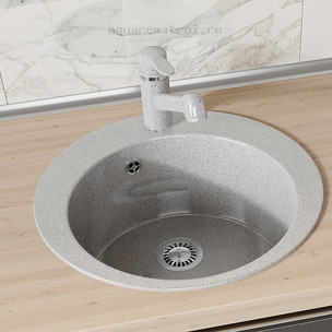 Кухонная мойка Azario Соло CS00105236 50,5x50,5 см цвет серый
