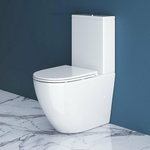 Унитаз-компакт с бачком без сиденья BelBagno Sfera-R BB2141CPR/BB2141T