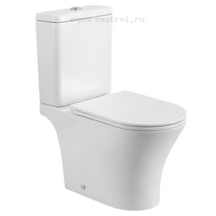 Унитаз-компакт с бачком и сиденьем микролифт BelBagno Acqua-Tor BB2801CP-TOR/SC/BB2801T