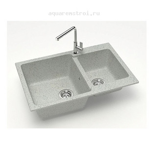 Кухонная мойка Azario Гранд CS00079906 76,5x50 см цвет светло-серый