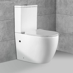 Унитаз-компакт с бачком и сиденьем микролифт Vincea Evo VT2B-34/VT2T-34 цвет белый