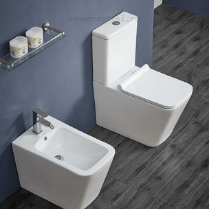 Унитаз-компакт с бачком и сиденьем микролифт Vincea Q-Line VT2-12 цвет белый