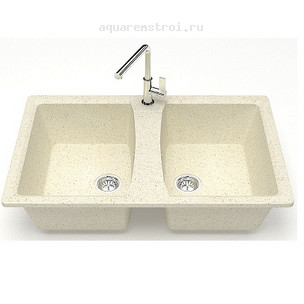Кухонная мойка Azario Элмас CS00078331 78x50 см цвет бежевый