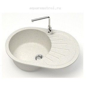 Кухонная мойка Azario Флора CS00079914 73x45 см цвет хлопок